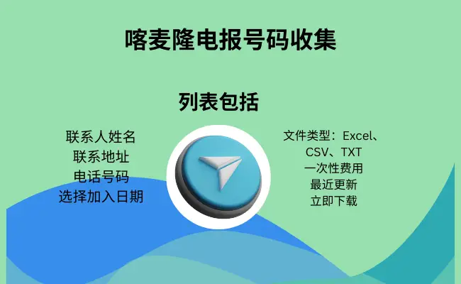 喀麦隆电报号码收集