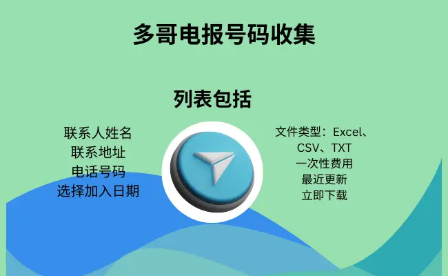 多哥电报号码收集