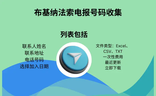 布基纳法索电报号码收集