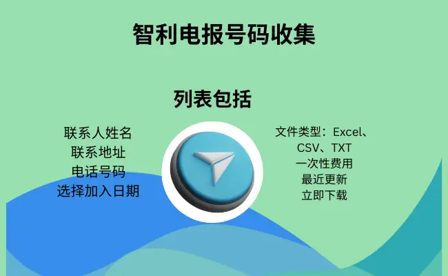 智利电报号码收集