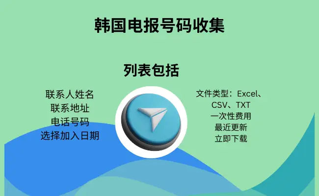韩国电报号码收集