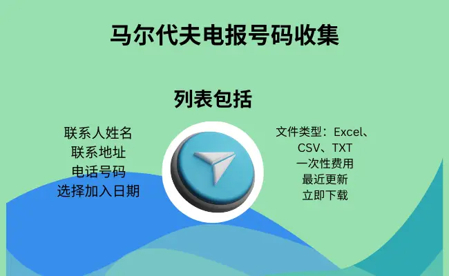 马尔代夫电报号码收集